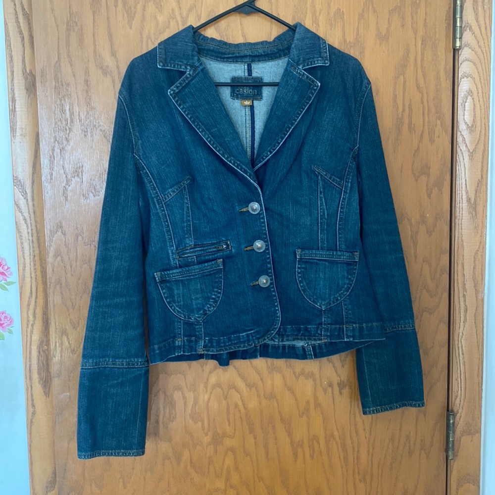 CASLON Jean Jacket Blazer